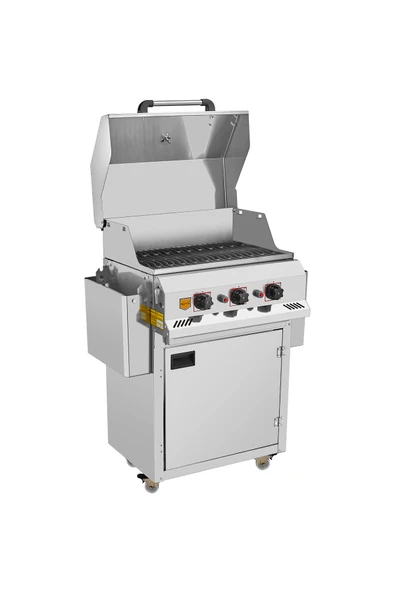 Tüplü (LPG) Profesyonel Bahçe Teras Tipi Döküm Barbekü - R134 ürün görseli 1