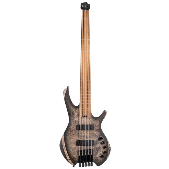 CORT SPACE5SDB BASS GİTAR, HEADLESS, 5 TELLİ, STAR DUST BLACK ürün görseli 1