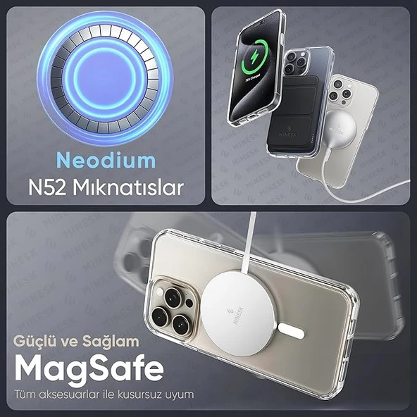 Abatech Iphone 11 Pro Max Magsafe Telefon Kılıfı - Resim 2