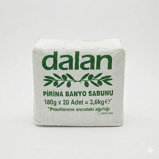 Dalan Pirina Bitkisel Banyo Sabunu - Ekonomik Çuval Paket - 180g x 20 Adet (3,6 KG) ürün görseli 1