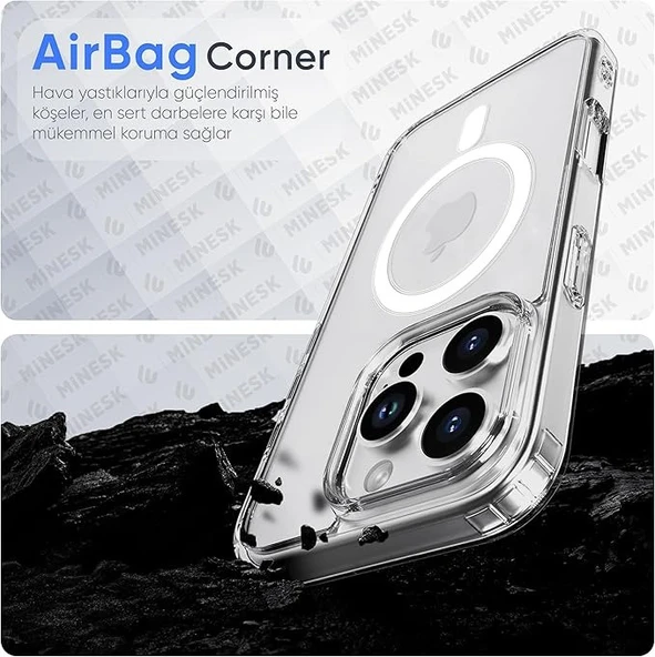 Abatech Iphone 11 Pro Max Magsafe Telefon Kılıfı - Resim 4