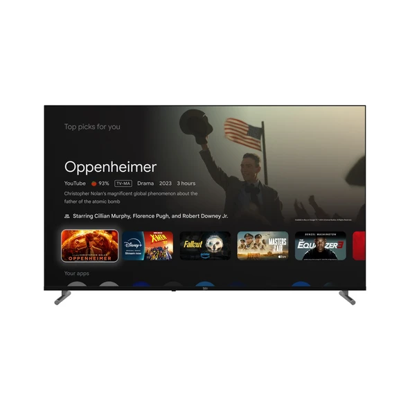 Crystal 7 B 750 C 50" 126 Ekran Uydu Alıcılı 4K Ultra HD Google Smart LED TV ürün görseli 1