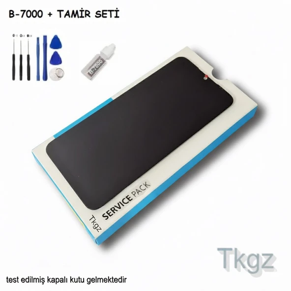 Tkgz Infinix NOTE 10 PRO Lcd Ekran Dokunmatik SERVİCE PACK LCD + B-7000 + TAMİR SETİ ürün görseli 1