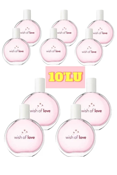Wish Of Love Parfüm 50ml. 10'LU Set EDT ürün görseli 1