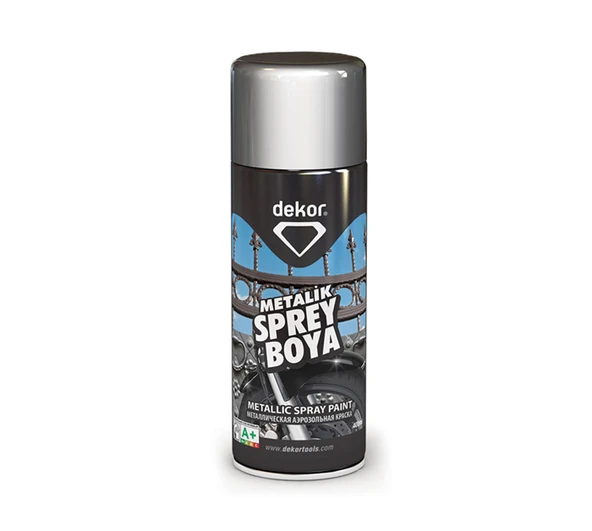 Hassan Dekor Sprey Boya Orta Gri 400 Ml - 665 ürün görseli 1