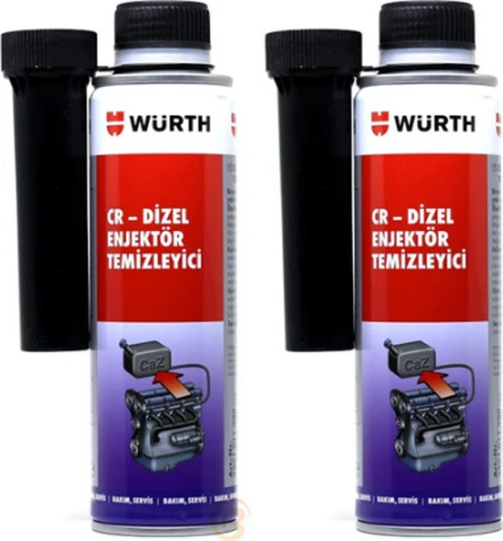 Würth 300 ml 2'li Dizel Enjektör Temizleyici ürün görseli 1