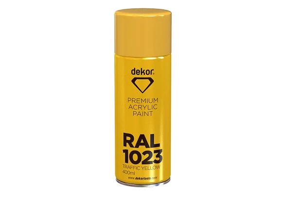 Hassan Dekor Sprey Boya Krom Sarı 400 Ml - 662 ürün görseli 1