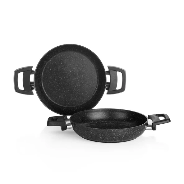 Schafer Black Stone 18-22 cm 2'li Granit Sahan Seti ürün görseli 1