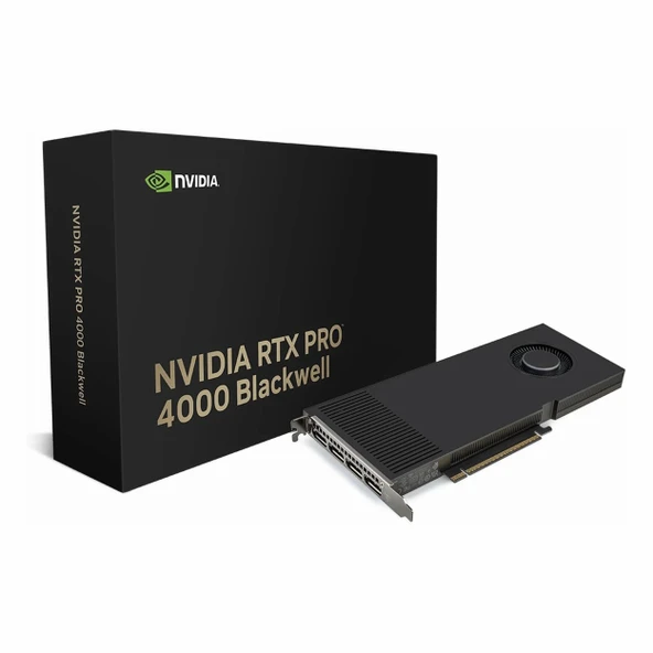 PNY RTX Pro 4000 VCNRTXPRO4000-SB 24GB GDDR7 192Bit DP Ekran Kartı ürün görseli 1