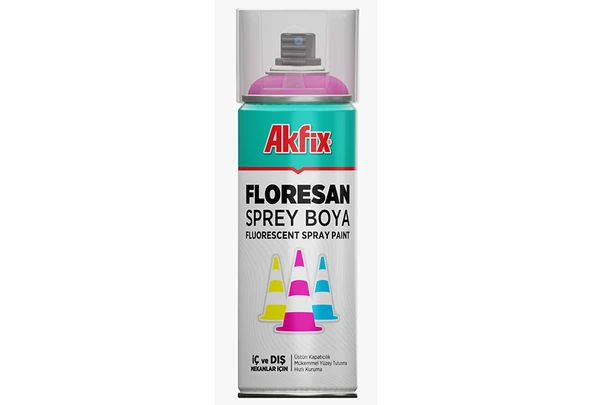 Akfix Sprey Boya Floresan Mavi  (380 Gr 400 Ml) ürün görseli 1