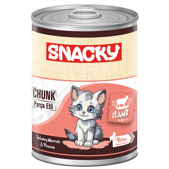 Snacky Kuzu Etli Yavru Kedi Konserve 400 Gr ürün görseli 1