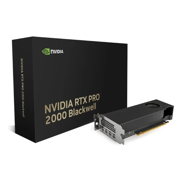 PNY RTX Pro 2000 VCNRTXPRO2000-SB 16GB GDDR7 128Bit mDP Ekran Kartı ürün görseli 1