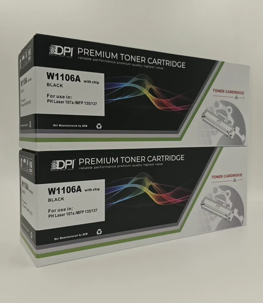 Hp 106A-W1106A Muadil Toner 2 Li Paket ürün görseli 1