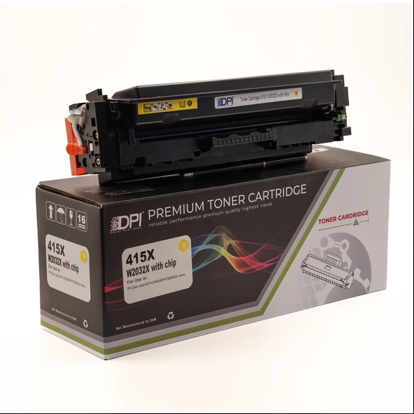 HP 415X-W2032X  Muadil  Toner ( Y ) ürün görseli 1