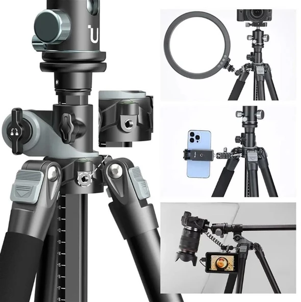 Ulanzi MT-59 Multifonksiyonel Kamera Monopod Tripod - Resim 6