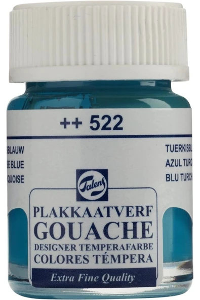 Talens 16 Ml Guaj Boya Turkuaz Mavi 522 ürün görseli 1