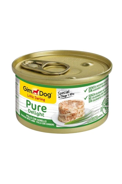 Gimdog Tavuklu Ve Kuzulu Yetişkin Köpek Konservesi 85 gr ürün görseli 1
