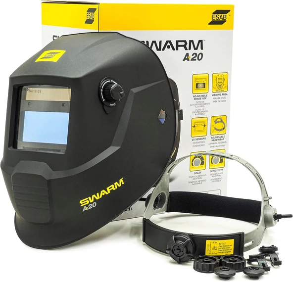 Esab Swarm A20 Otomatik Kararan Kaynak Maskesi ürün görseli 1