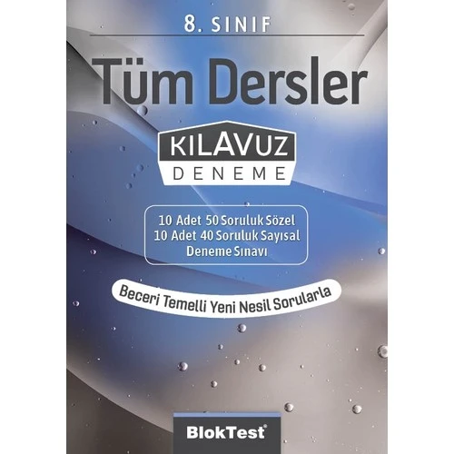 Bloktest 8. Sınıf Üm Dersler ürün görseli 1