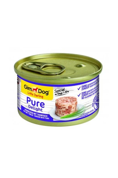 Gimdog Pure Delight Ton Balıklı Ve Tavuklu Köpek Konservesi 85gr ürün görseli 1