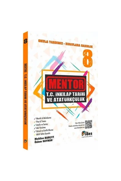 Fides 8.Sınıf İnkilap Tarihi Soru Bankası Mentor ürün görseli 1