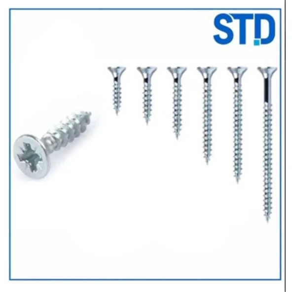 Sunta Vidası 5*100 (100 Adet) - Resim 3