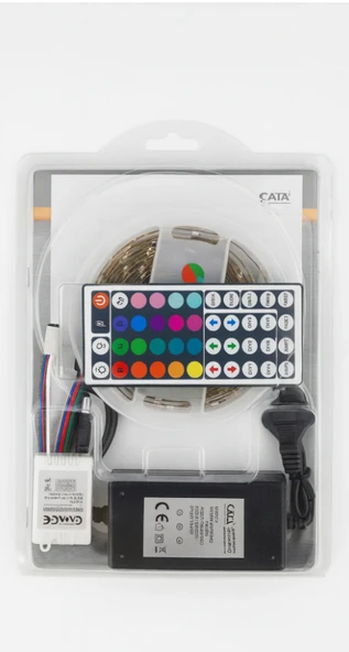 CATA RGB ŞERİT LED SETİ HAZIR ÇALIŞIR VAZİTETTE SET HALİNDEDİR ürün görseli 1