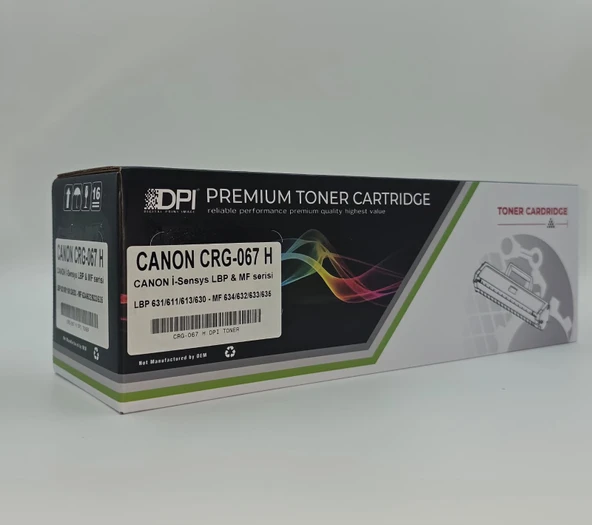 CANON CRG-067H- 5103C002 Muadil Toner Y ürün görseli 1