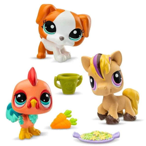 Littlest Pet Shop Minişler 3’lü Figür Seti S3 163-165 ürün görseli 1