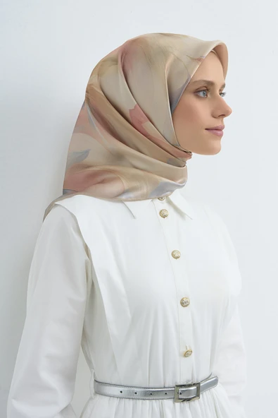 Armine Saf İpek Sura Eşarp-2026 İlkbahar-Yaz- 951900D ürün görseli 1
