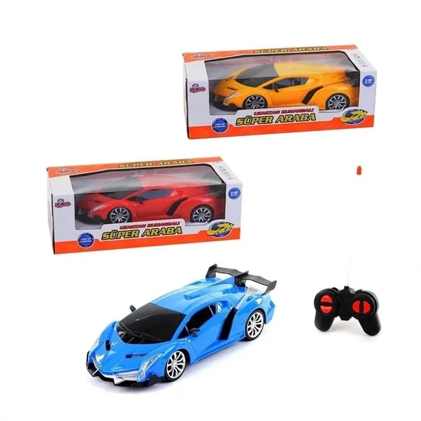 25 cm Işıklı  Uzaktan Kumandalı Pilli Araba 0406 ürün görseli 1