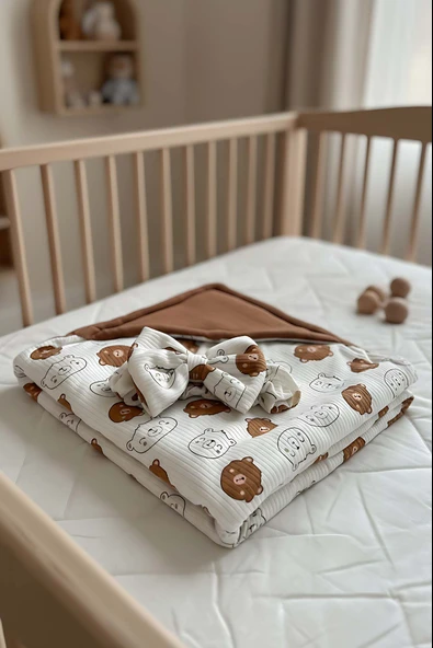 Mini Ayıcıklı Bebek Battaniyesi - Resim 7
