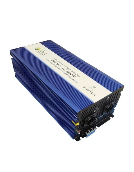 6000 WATT 24 VOLT TAM SİNÜS İNVERTER ürün görseli 1