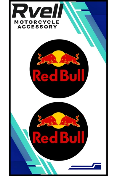 RVELL RED BULL İKİLİ DAMLA STİCKER 5X5 01 ürün görseli 1