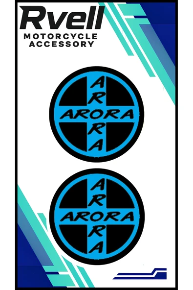 RVELL ARORA UYUMLU İKİLİ DAMLA STİCKER 5X5 07 ürün görseli 1