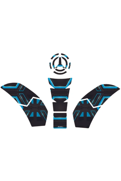 RVELL RKS SRK 125 RR 2024-2025 Uyumlu Tank Pad Set 003 ürün görseli 1