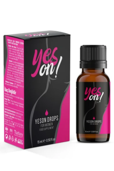 Yes On Drops Kadınlar İçin Afrodizyak Etkili Damla 15 ml ürün görseli 1