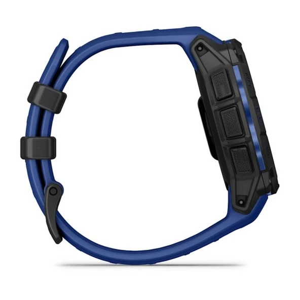 Garmin Instınct3 45mm,AMOLED Blackwith Bolt Blue B - Resim 11