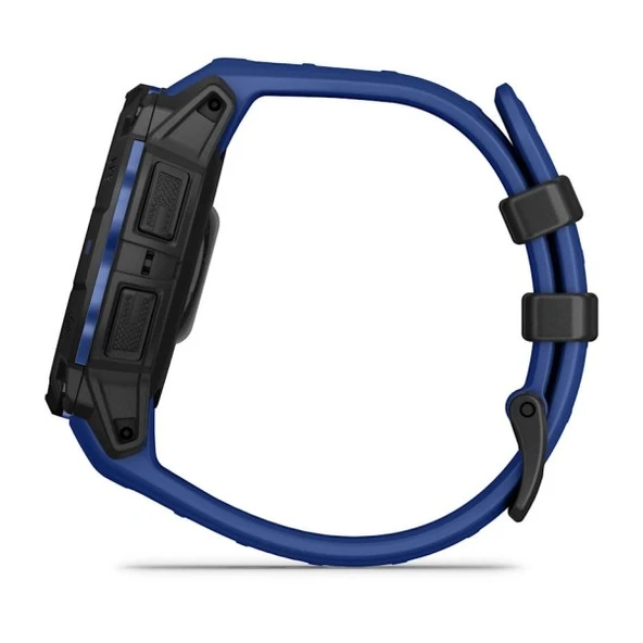 Garmin Instınct3 45mm,AMOLED Blackwith Bolt Blue B - Resim 12