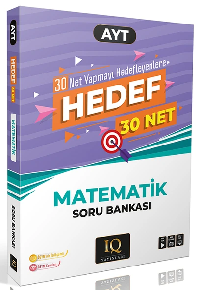 IQ Yayınları YKS AYT Matematik Hedef 30 Net Soru Bankası IQ Yayınları ürün görseli 1