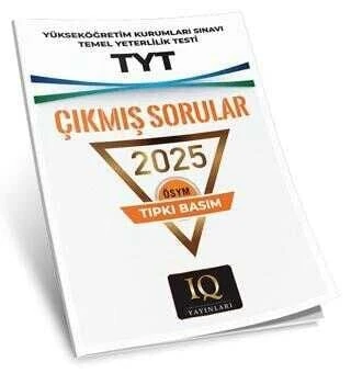 IQ Yayınları YKS TYT 2025 Çıkmış Sorular Tıpkı Basım IQ Yayınları ürün görseli 1