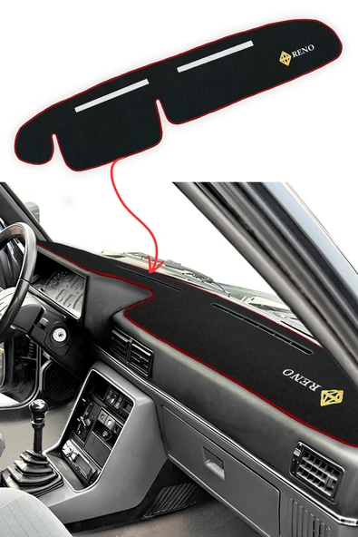 Renault Broadway R9 R11 Spring Fairway Flash Uyumlu Elmas Logolu Torpido Kaplama Koruma Halısı ürün görseli 1