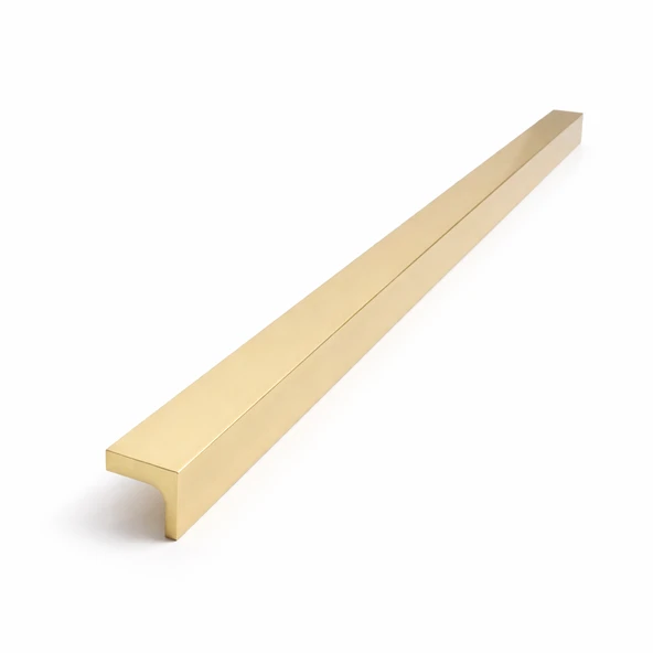 Lada Gold Lüks Metal 800 mm 80 cm Uzun Mobilya Çekmece Dolap Kulpları Mutfak Dolabı Kapak Kulbu ürün görseli 1
