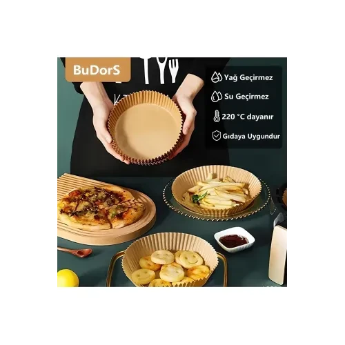 Fritöz Pişirme Kağıdı 50 Adet - Resim 2
