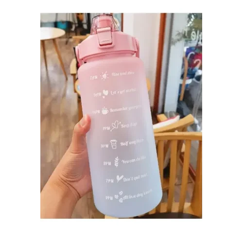 Günlük Motivasyon Su Matarası 2 Litre ürün görseli 1