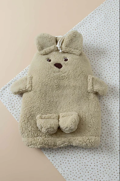 Ayıcık Figürlü Peluş Bebek Battaniyesi - Resim 5