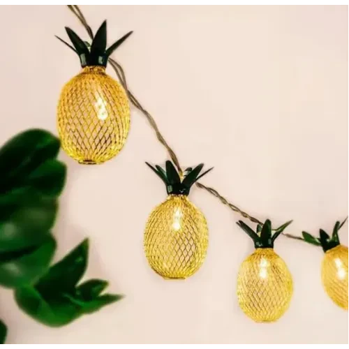 2 Metre 10 LED Pilli 2 Kademeli Ananas Led Işık ürün görseli 1