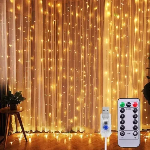 Peri Perde Led 3*3m 300 Led Gün Işığı ürün görseli 1
