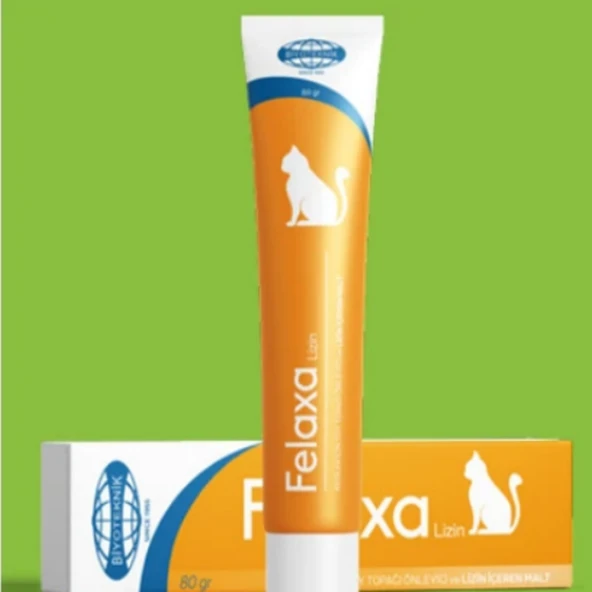 Biyoteknik Felaxa L-Lysine Paste 80 gr  Kedi Herpes Virüsü (FHV-1), Göz Akıntısı ve Bağışıklık Destekleyici ürün görseli 1
