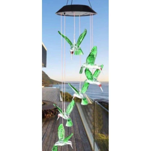 Solar Led Işıklı Kuşlu Bahçe Dekoru - Resim 4